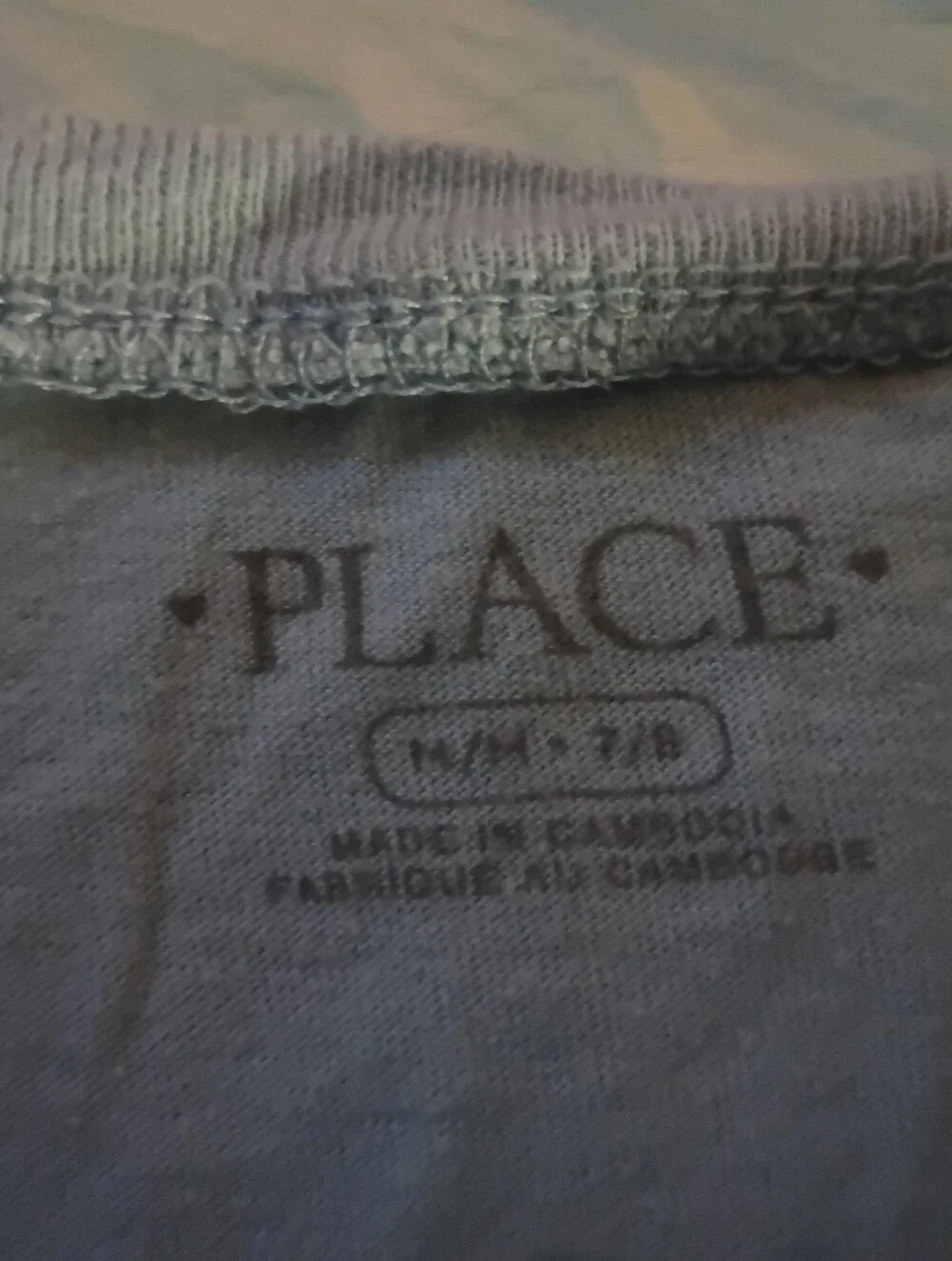 The Children's Place Light Blue Tee with Navy Horse and Pink Sun Graphic